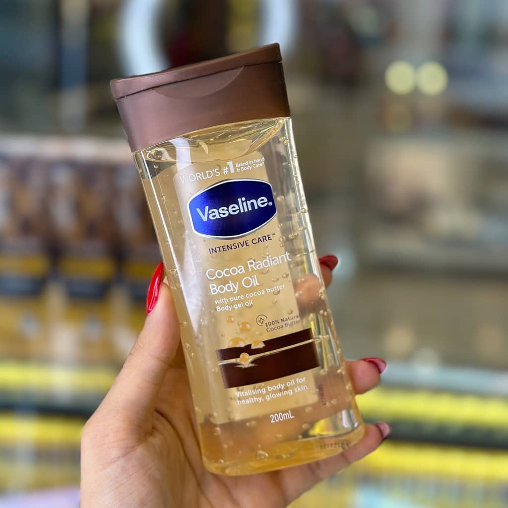 روغن بدن cocoa radiant وازلین(قهوه وکاکائو)